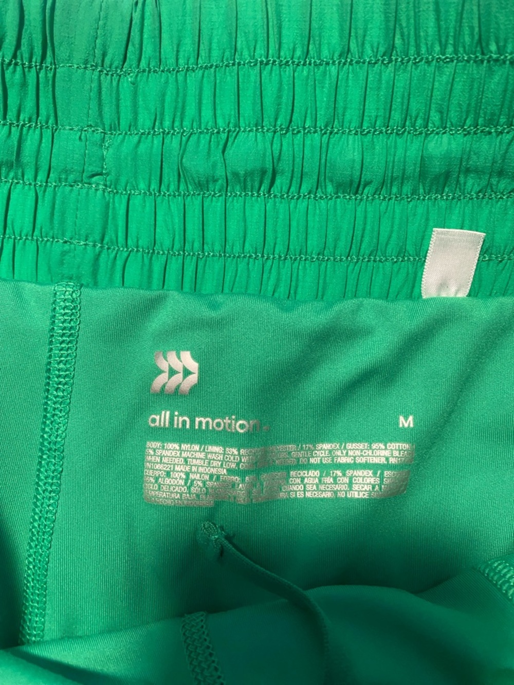 all in motion Green Women's Athletic Shorts - Picture 2 of 4